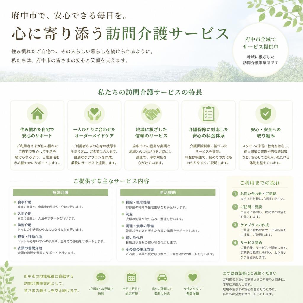 2. 安心の訪問介護サービス