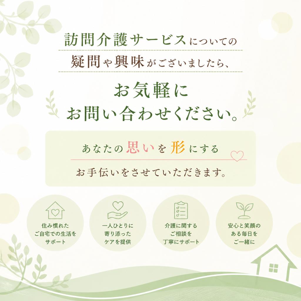 まずはお気軽にお問い合わせを！
